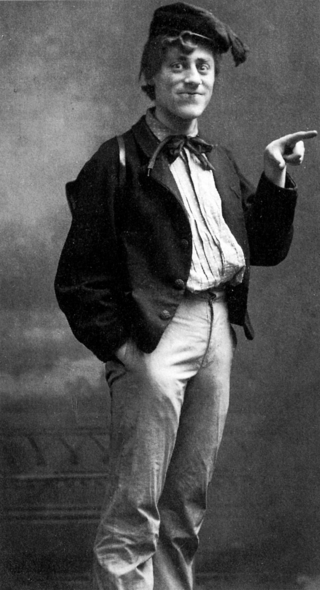 Paul Morgan at one of his first appearances in 1909